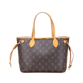 Louis Vuitton Monogram Neverfull PM Handbag Tote Bag M40155 Brown Leather Women's LOUIS VUITTON