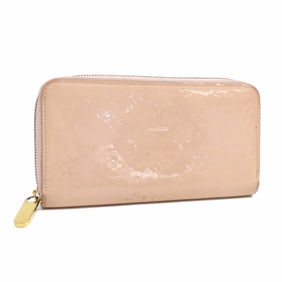 Louis Vuitton Vernis Zippy Wallet, Women's Round Long M61226, Rose Ballerine Pink, C2241065