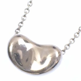 Tiffany Bean Necklace Pendant for Women, SV925, 2.9g, Silver, Bean, Elsa Peretti, A6051182