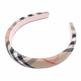 Burberry Women's Archive Beige Check Pattern Headband A6051228