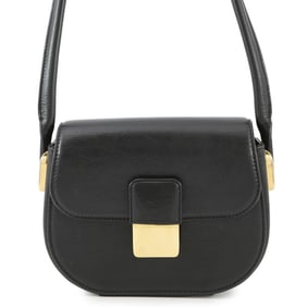 Bottega Veneta Desiree Leather Shoulder Bag in Black