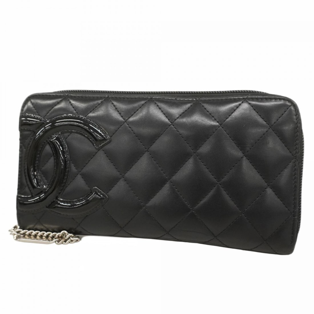 Chanel Cambon Long Wallet in Black Lambskin for Women (1 of 18)