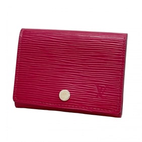Louis Vuitton Epi Business Card Holder, Envelope Carte de Visite, M56167, Fuchsia, Women's