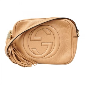 Gucci Soho Shoulder Bag 308364 Leather Brown Women's