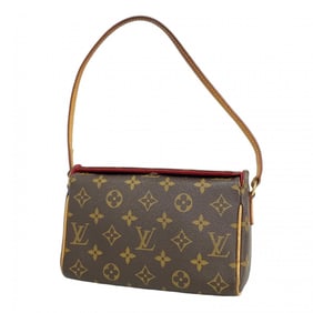 Louis Vuitton Monogram Recital Handbag M51900 Brown Women's