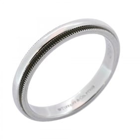 Tiffany Milgrain Ring, Pt950 Platinum, Size 17, Men's