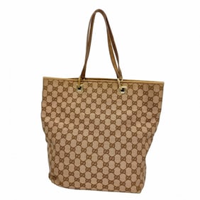 Gucci Tote Bag GG Canvas 002 1098 Brown Pink Beige Champagne Women's