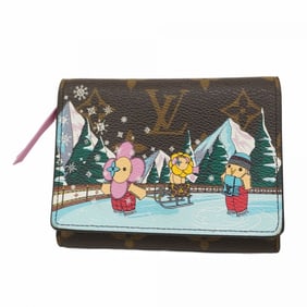 Louis Vuitton Monogram Vivienne Victorine Tri-fold Wallet M82622 Brown Multicolor Women's