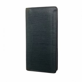 Louis Vuitton Epi Leather Long Wallet, Portefeuille Brazza M61816, Blue Marine, Men's