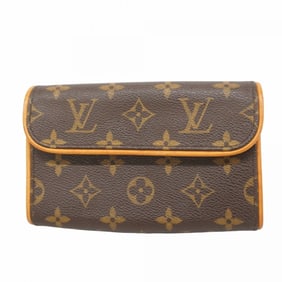 Louis Vuitton Monogram Florentine Pouch M51855 Brown Women's