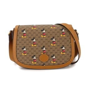 Gucci Disney Mickey Mini GG Supreme Shoulder Bag, Brown, 602694