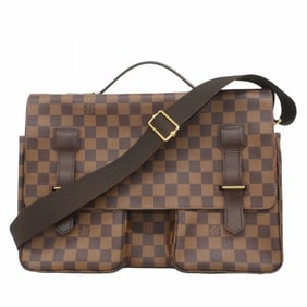 Louis Vuitton Shoulder Bag Damier Broadway N42270 Ebene for Men and Women