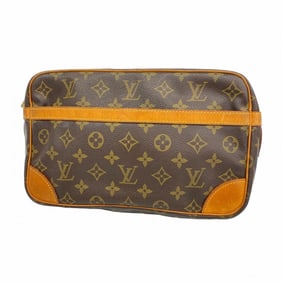 Louis Vuitton Monogram Compiègne 28 Clutch Bag M51845 Brown Men's