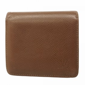Louis Vuitton Taiga Wallet, Porte-Biere 3 Carte-Crédit, M30458, Grizzly Men's