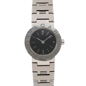 BVLGARI BB23SS Women's Watch Date Black Quartz