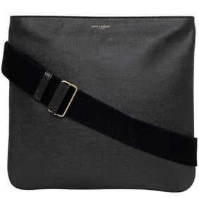 Saint Laurent shoulder bag f-24087 black 326858 leather 527066 SAINT LAURENT PARIS sacoche crossbody