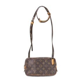Louis Vuitton Monogram Pochette Marly Bandouliere M51828 Bag Brown Women's