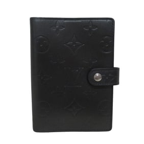 LOUIS VUITTON Agenda PM Monogram Matte Leather Notebook Cover R20935 Dark Gray Women's
