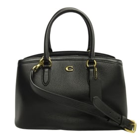 COACH Legacy Carryall 28 Leather 2-Way Hand Tote/Shoulder Bag CU024 Black Women's