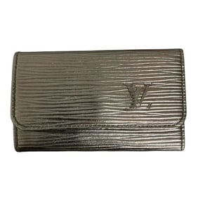 LOUIS VUITTON Epi Leather Multicle 4-Key Case M63822 Black Women's