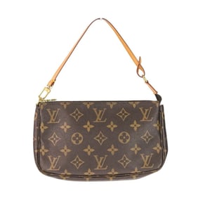 LOUIS VUITTON Monogram Pochette Accessoires Handbag Accessory Pouch M51980 Brown Women's