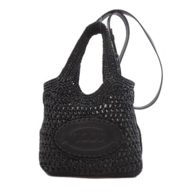 Tod's Mini Handbag Raffia/Leather Women's TODS