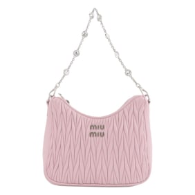 Miu Miu Miu Matelasse handbag in calfskin for women.
