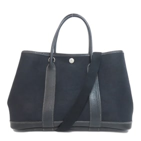 Hermes Garden TPM Handbag Toile Officier Women's HERMES