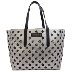 Jimmy Choo Star Motif Punched Leather Tote Bag for Women