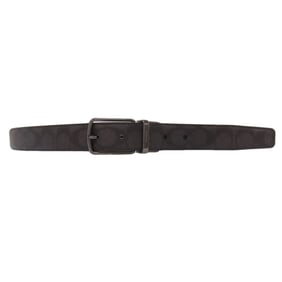 Coach Signature Belt PVC/Leather Men's COACH