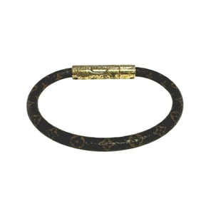LOUIS VUITTON M6334E LV Confidential Bracelet, Monogram Bangle Brown