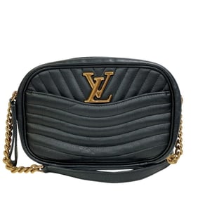 LOUIS VUITTON M53682 New Camera Bag Chain Wave Shoulder Women's Black