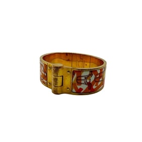 HERMES Charnière GM Bracelet Bangle Gold