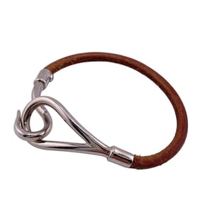 HERMES Jumbo Bangle Bracelet, Ankle Bangle, Brown