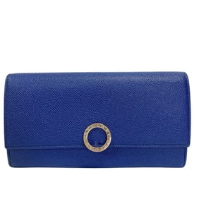 BVLGARI Bulgari Flap Two-Tone B.zero1 Long Wallet Blue Men's