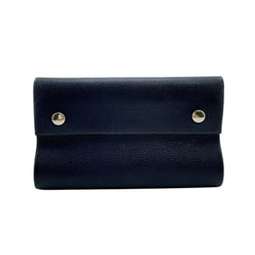 HERMES Hermès Memo Pad Roll Notebook Planner Cover Navy Unisex