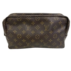 LOUIS VUITTON M47522 True Toilet 28 Monogram Second Bag/Clutch Bag for Men and Women, Brown