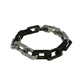 LOUIS VUITTON M00686 Monogram Chain Bracelet, Size M, Bangle, Ankle Silver, Unisex