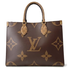 Louis Vuitton Monogram Shoulder Bag, Reverse, Giant On-the-Go MM M45321