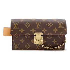 Louis Vuitton Monogram S-Lock Belt Pouch PM M44667 Clutch Waist Bag