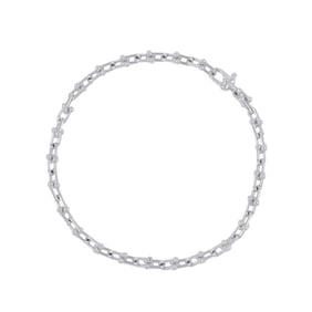 Tiffany Bracelet Hardware Micro Link Size Double Extra Large SV925 Silver