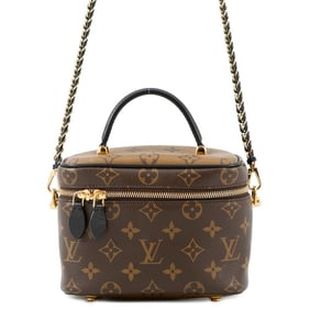 Louis Vuitton Monogram Reverse Vanity NV PM Handbag M45165 Nicolas Ghesquière Black