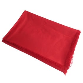 Cartier Happy Birthday Silk Large Stole/Scarf Shawl, Bordeaux, Women's