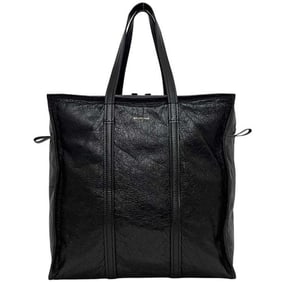 Balenciaga Bazaar Shopper Tote Bag, Size M, f-24157, Black, 480792, Leather, 1000mm x 538735,