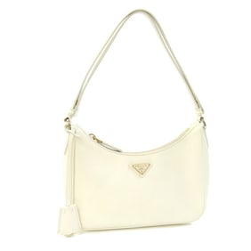 Prada Bag 1BC204 Ivory Leather Women's PRADA