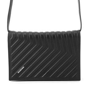 Balenciaga Shoulder Bag Calf Flap 679465 BALENCIAGA Black