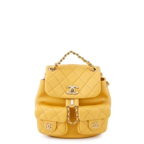 CHANEL Matelasse Coco Mark Calfskin Backpack AS3787 Bag