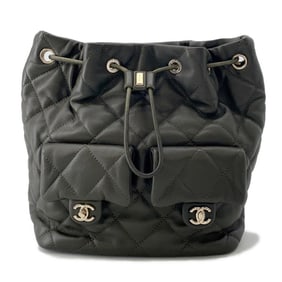 CHANEL Matelasse Coco Mark Lambskin Backpack AS4342 Bag