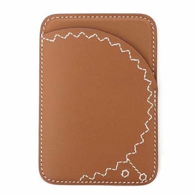 Hermes HERMES Card Case "MagSafe" Eman "Elisson" Hedgehog Business Holder Leather B Stamp (Made in