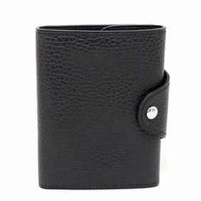 Hermes Illiard Compact Card Case Leather B Stamp (Made in 2023) Black